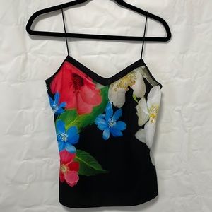 Ted baker London size small top with flowers print